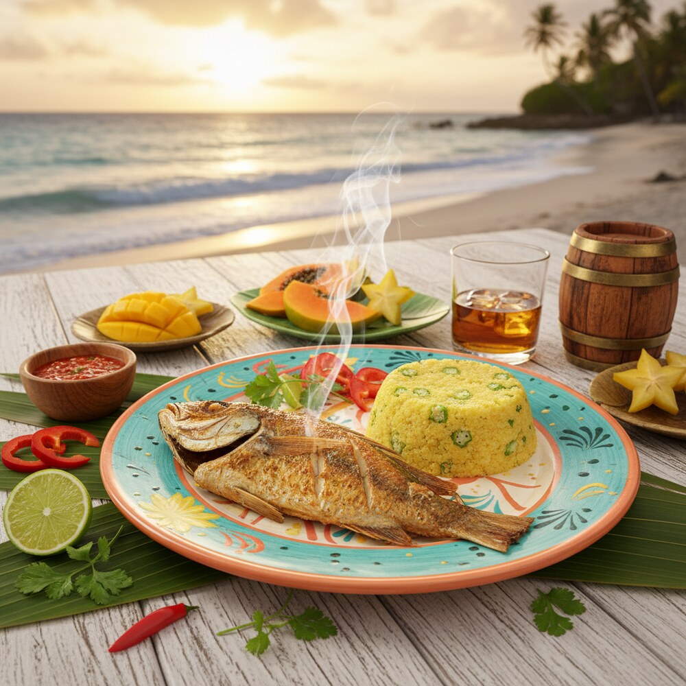 Barbados Flying Fish und Cou-Cou
