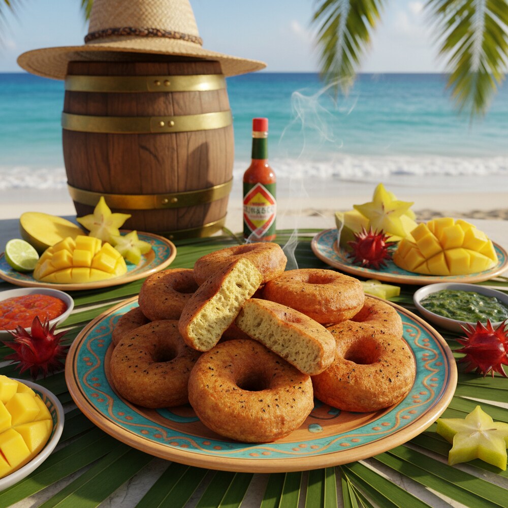 Surinamischer Bara (Linsen-Donuts)