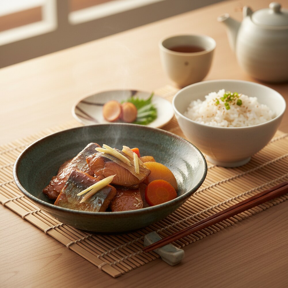 Nishin no Matsumaedo (Hareng sauce aigre-douce avec riz)