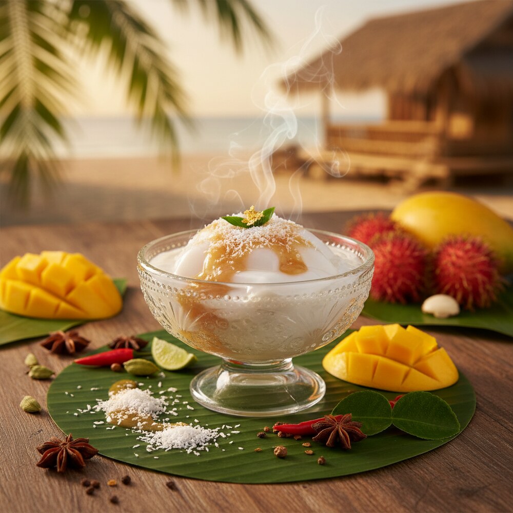Gelée de noix de coco thaïlandaise