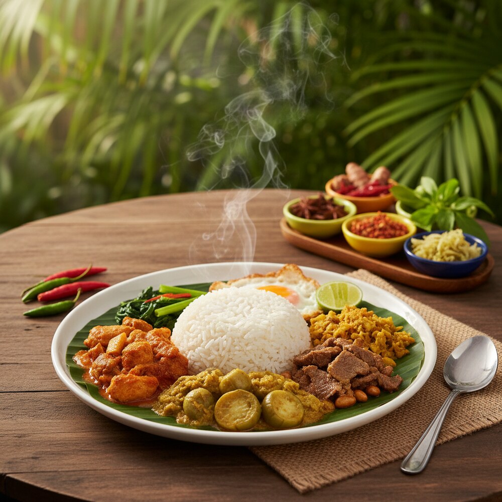 Khao Rad Gaeng (Riz au Curry)