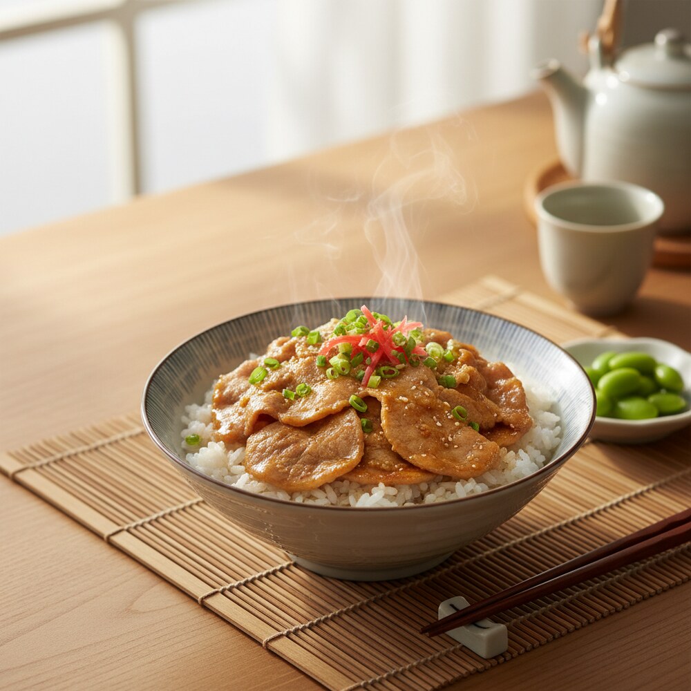 Shogayaki Donburi (Porc à la Sauce Gingembre)