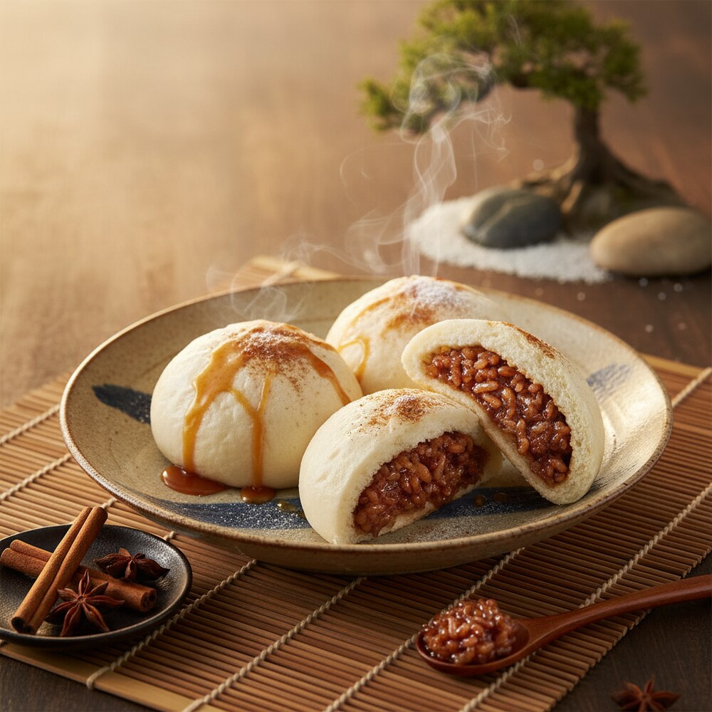 Gâteaux de riz à la cannelle (Nikuman)
