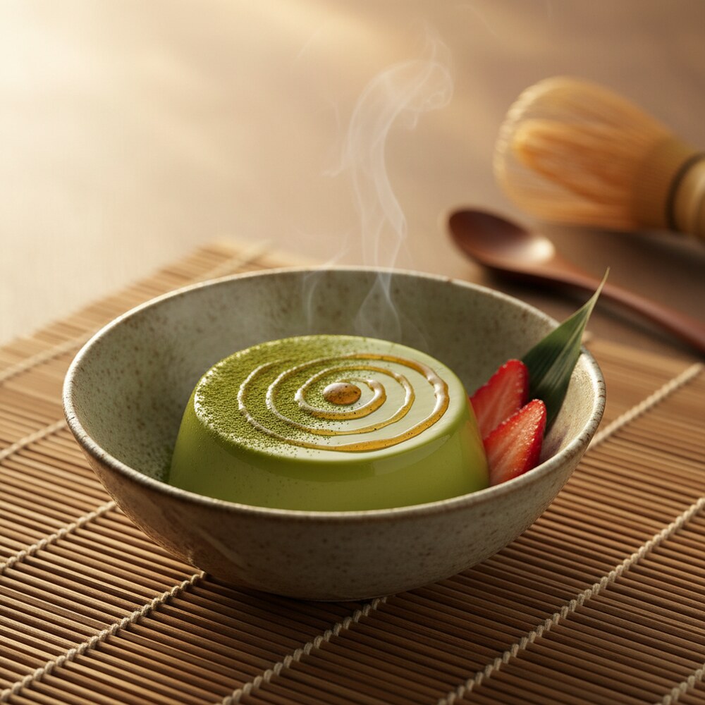 Panna Cotta au Matcha