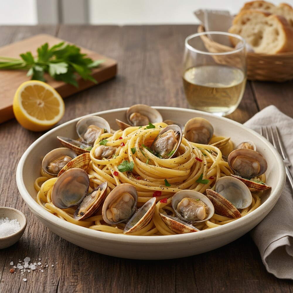 Linguine con Almejas