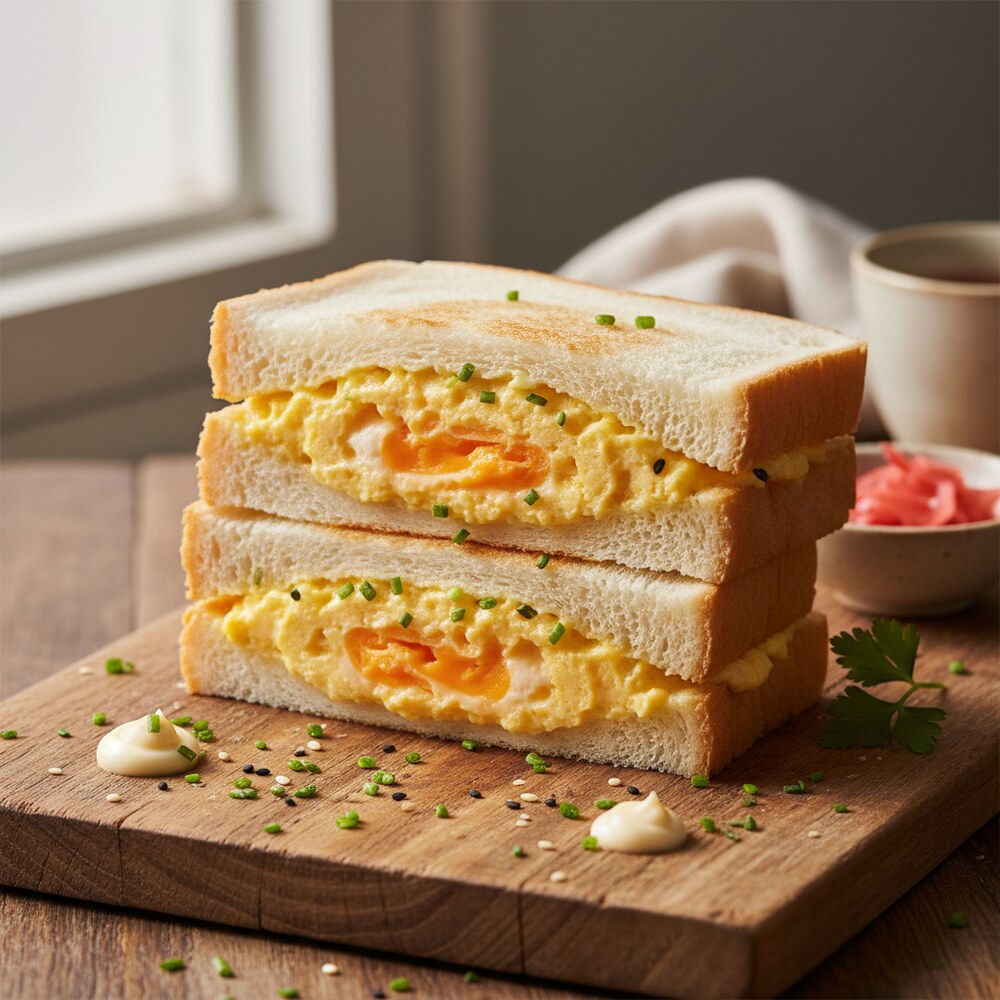 Sandwich aux œufs japonais