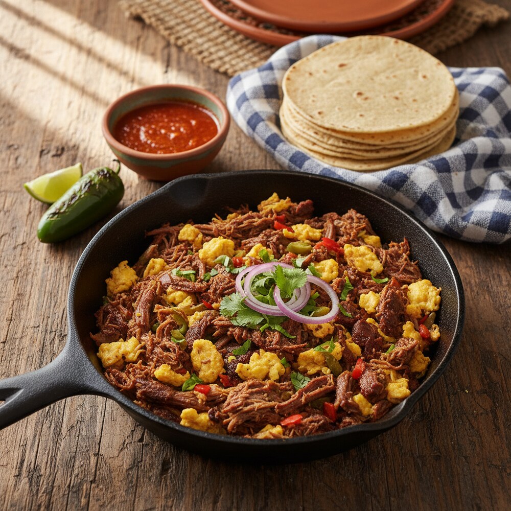Machaca con Huevos