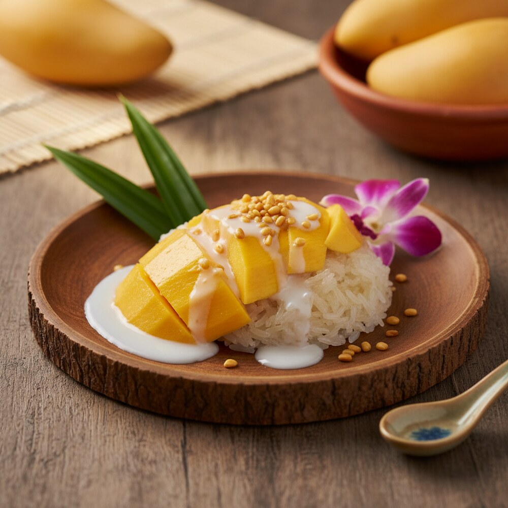 Riz Gluant à la Mangue