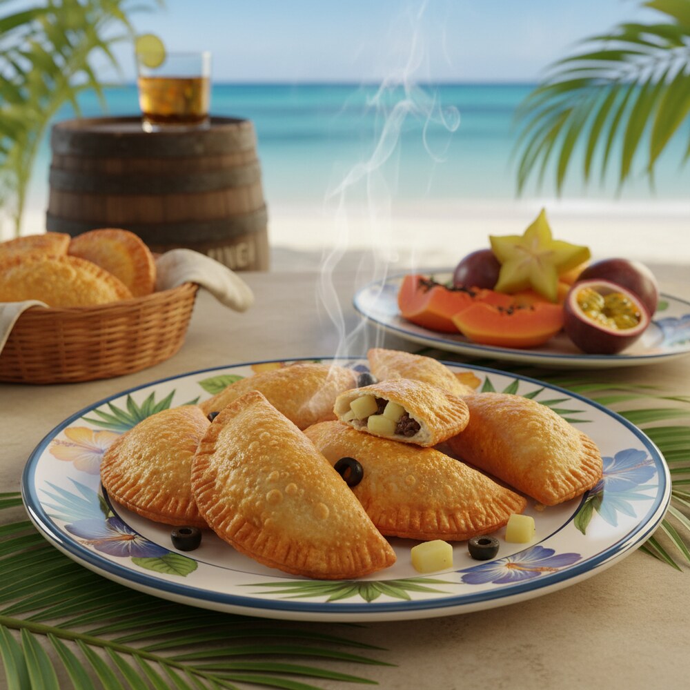 Kubanische Empanadas mit Hackfleischfüllung
