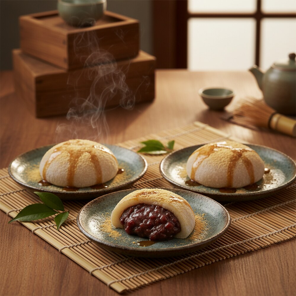 Mochi (pâte de haricots rouges)