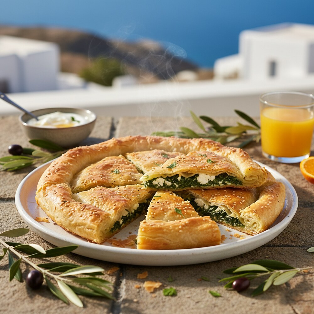 Spanakopita (Pastel de Espinacas y Feta)
