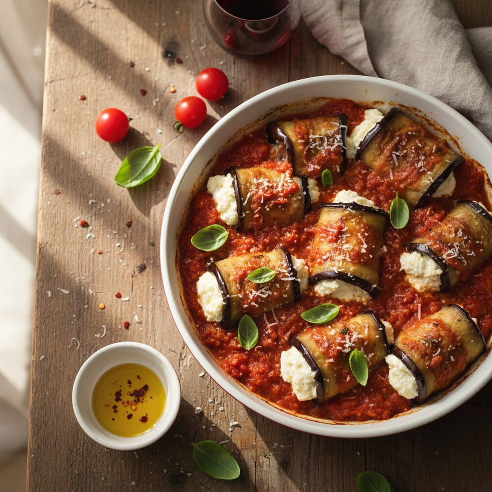 Involtini de Berenjena