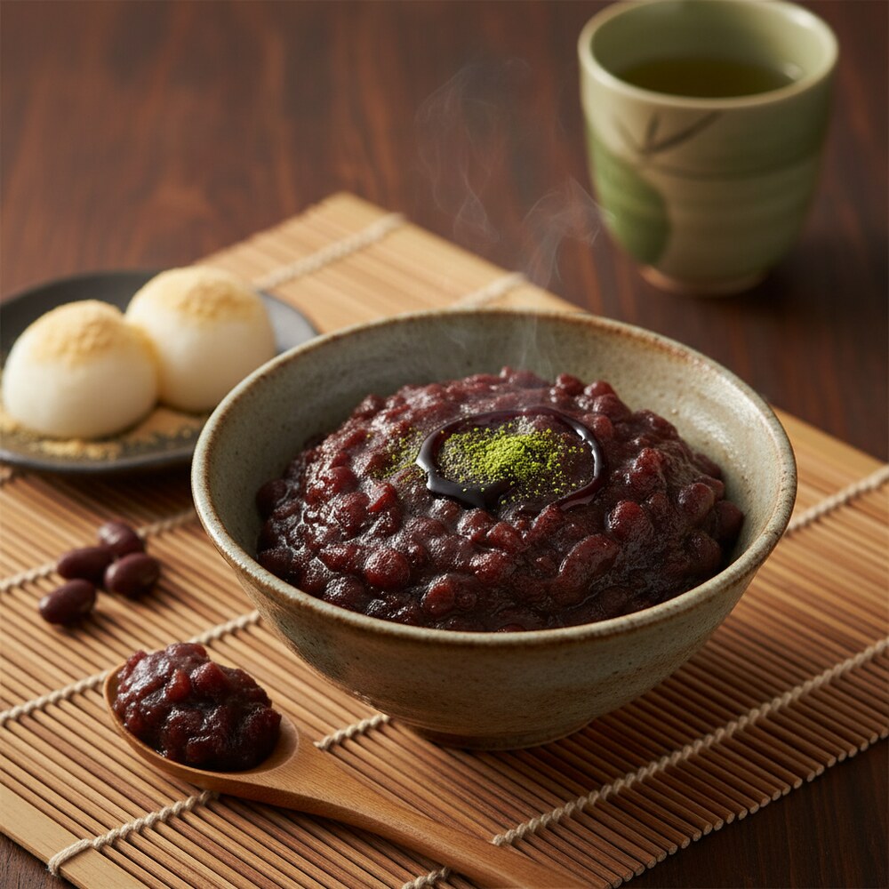 Pâte de haricots Azuki sucrée