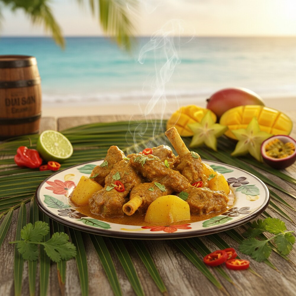 Curry-Ziege (Guyanese Style)