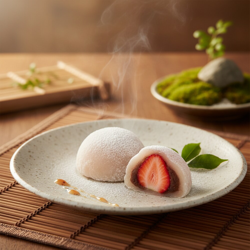 Ichigo Daifuku (Mochi à la Fraise)