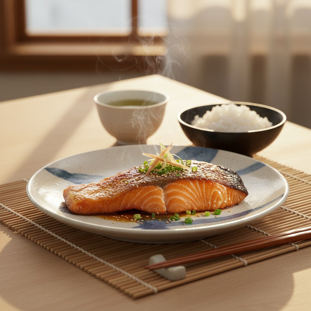 Saumon Grillé à l'Éclat de Miso