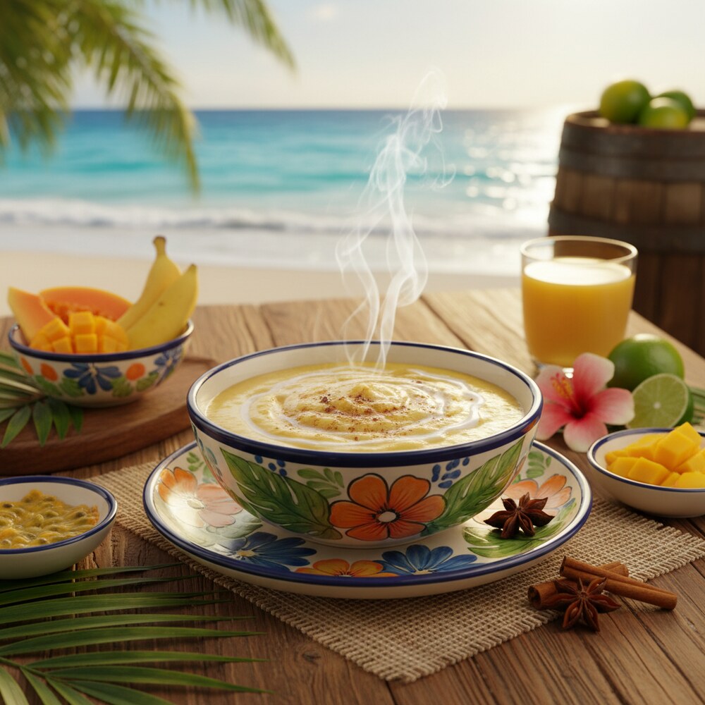 Jamaikanische Cornmeal Porridge