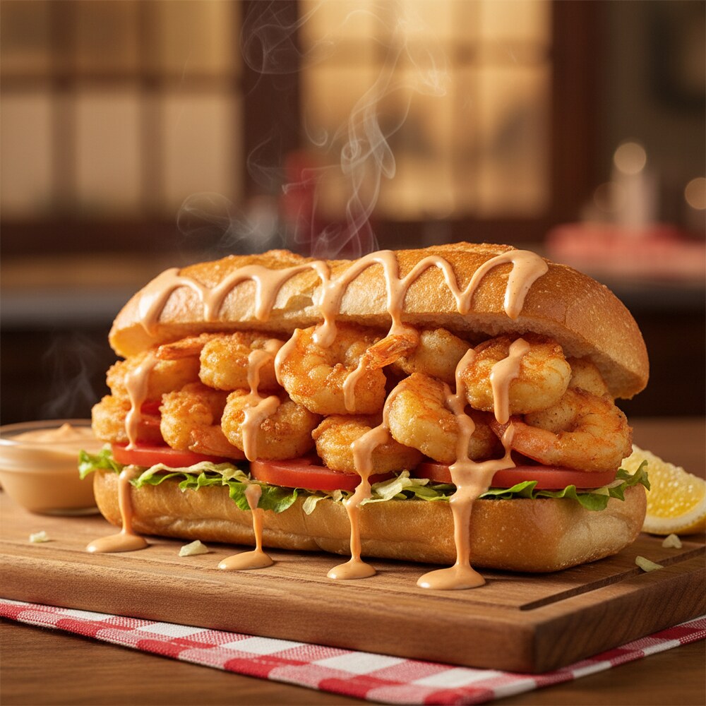 Po'Boy aux crevettes