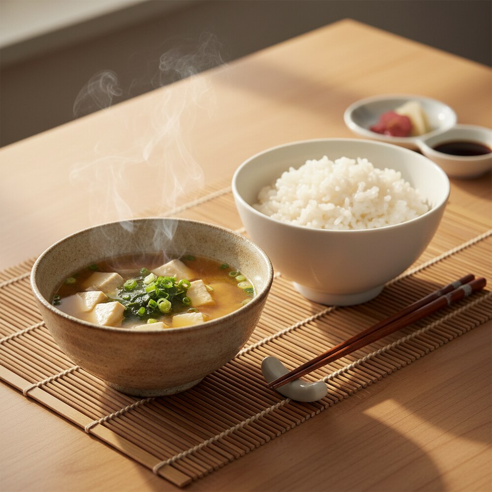 Soupe Miso et Riz