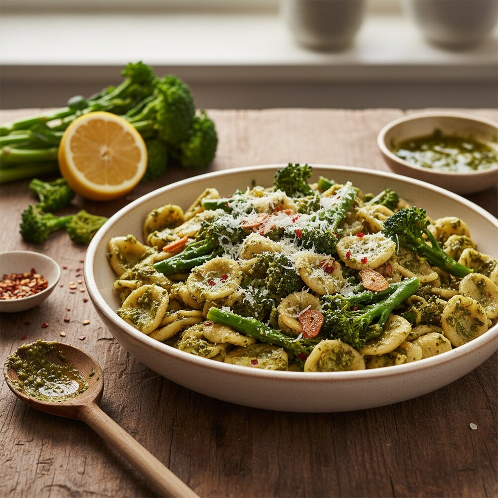 Orecchiette con Brócoli Rabe