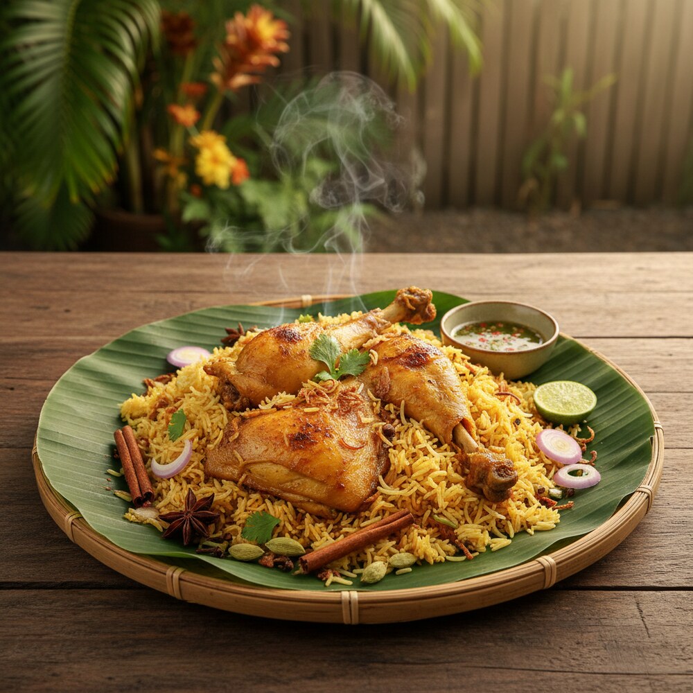 Khao Mok Gai (Biryani de poulet thaïlandais)