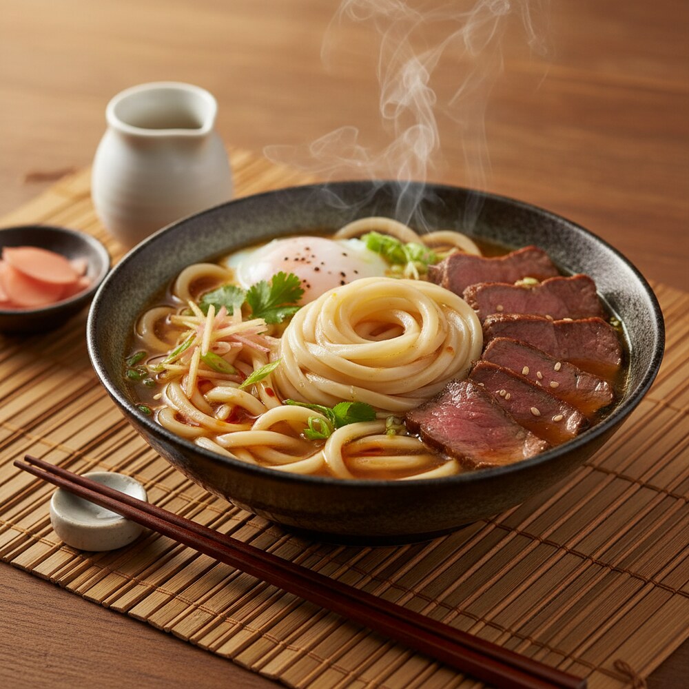 Bœuf Udon au Gingembre