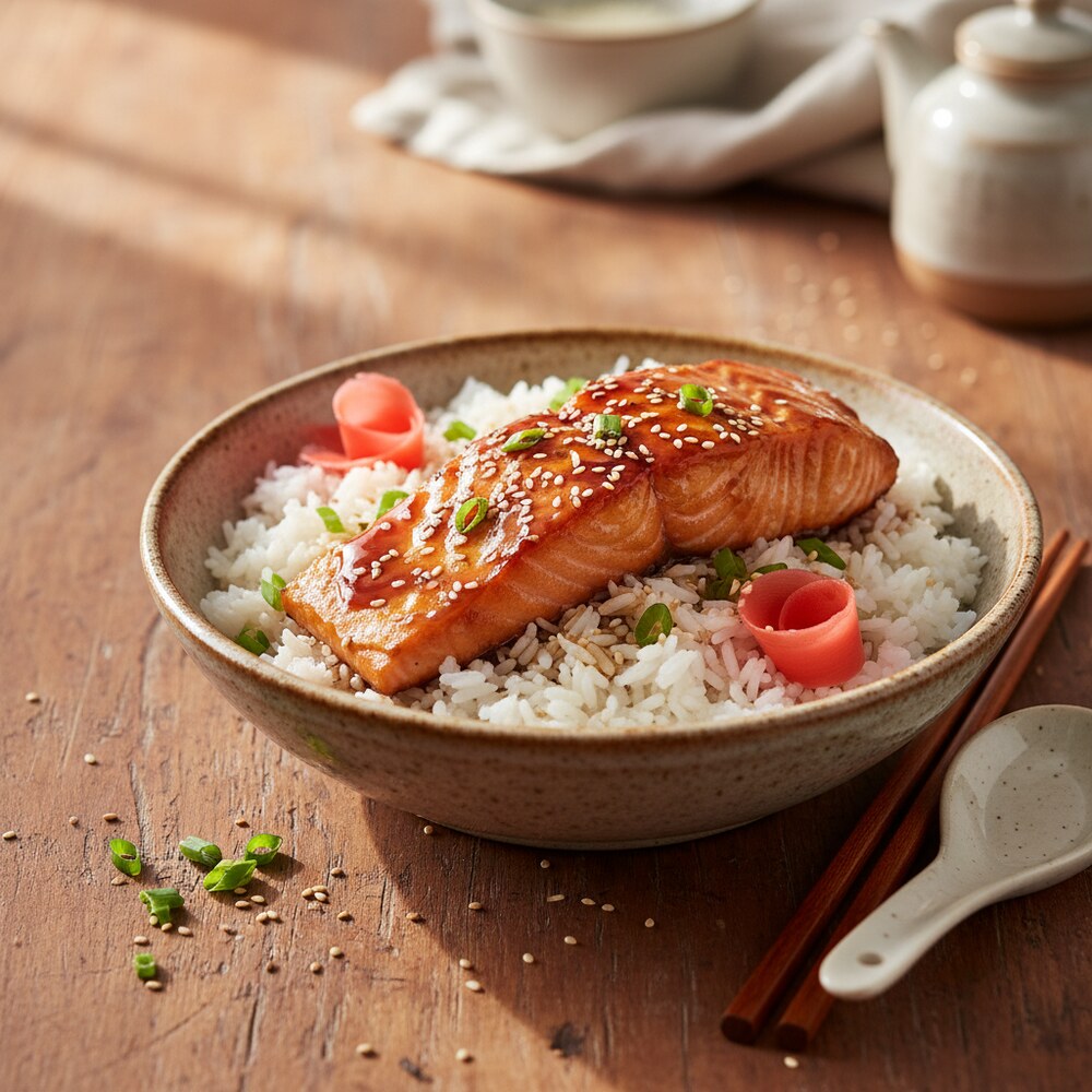 Salmón Teriyaki