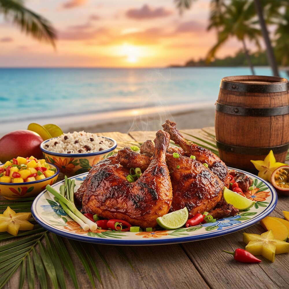 Jamaikanisches Jerk Chicken