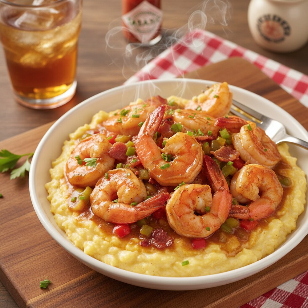 Crevettes et Gruau