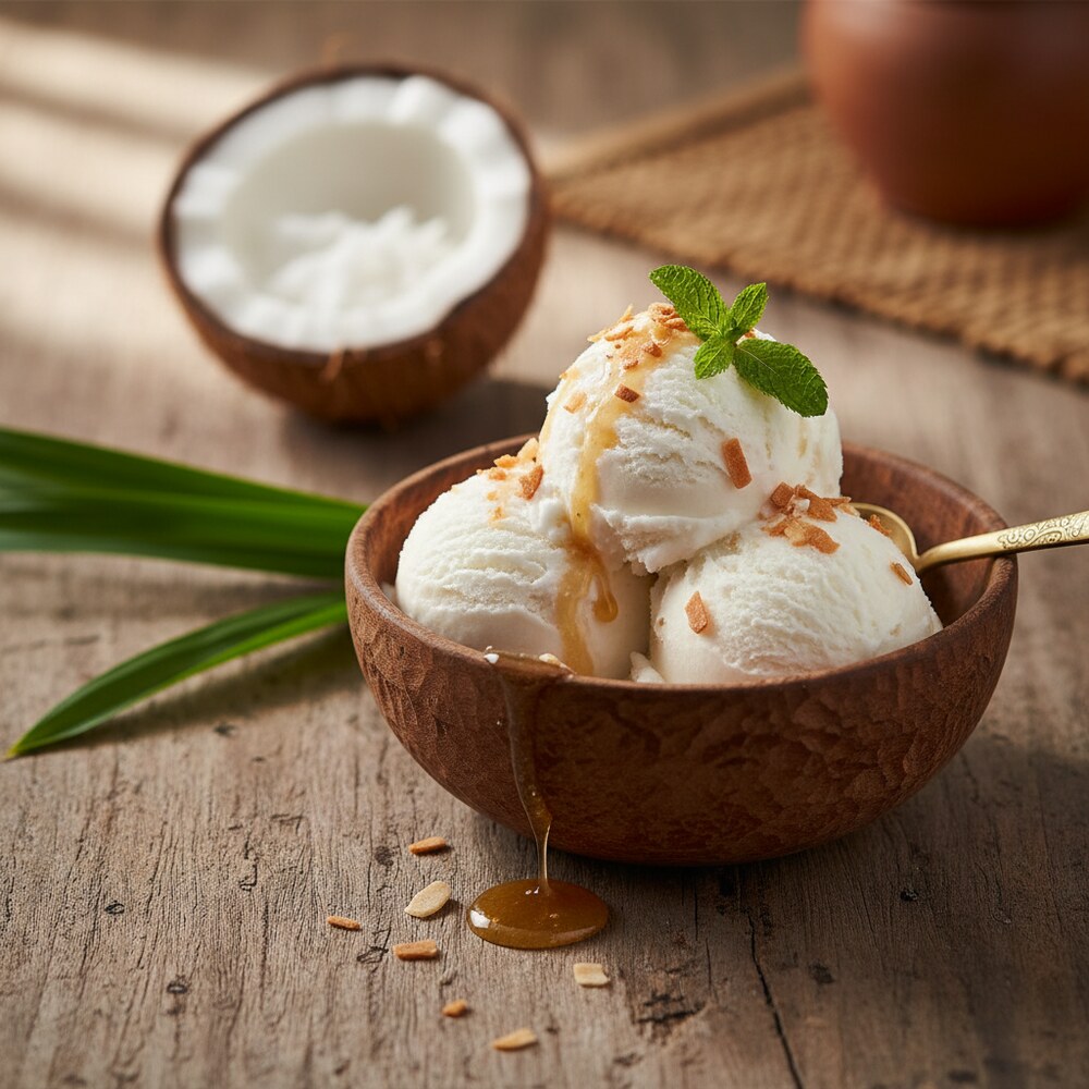 Glace à la noix de coco
