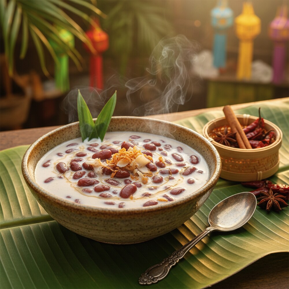 Haricots rouges au lait de coco