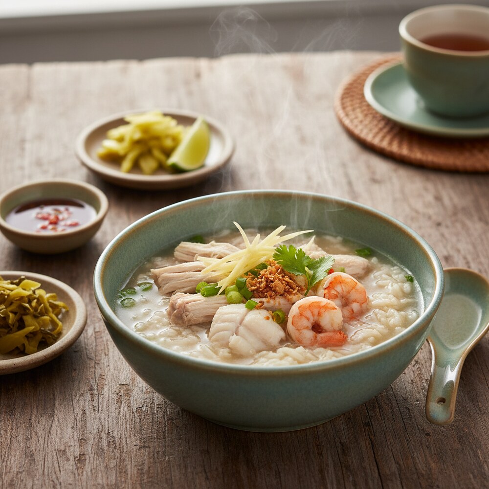 Soupe de riz thaïlandaise