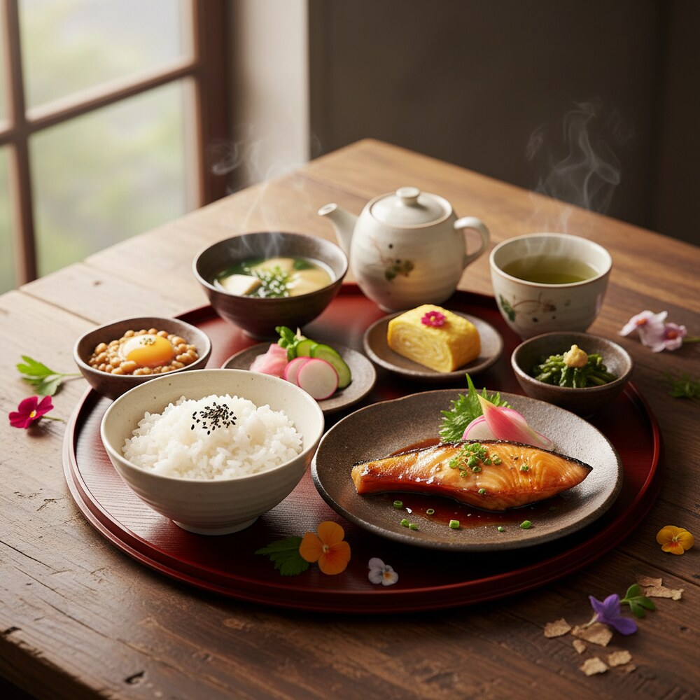 Petit-déjeuner japonais