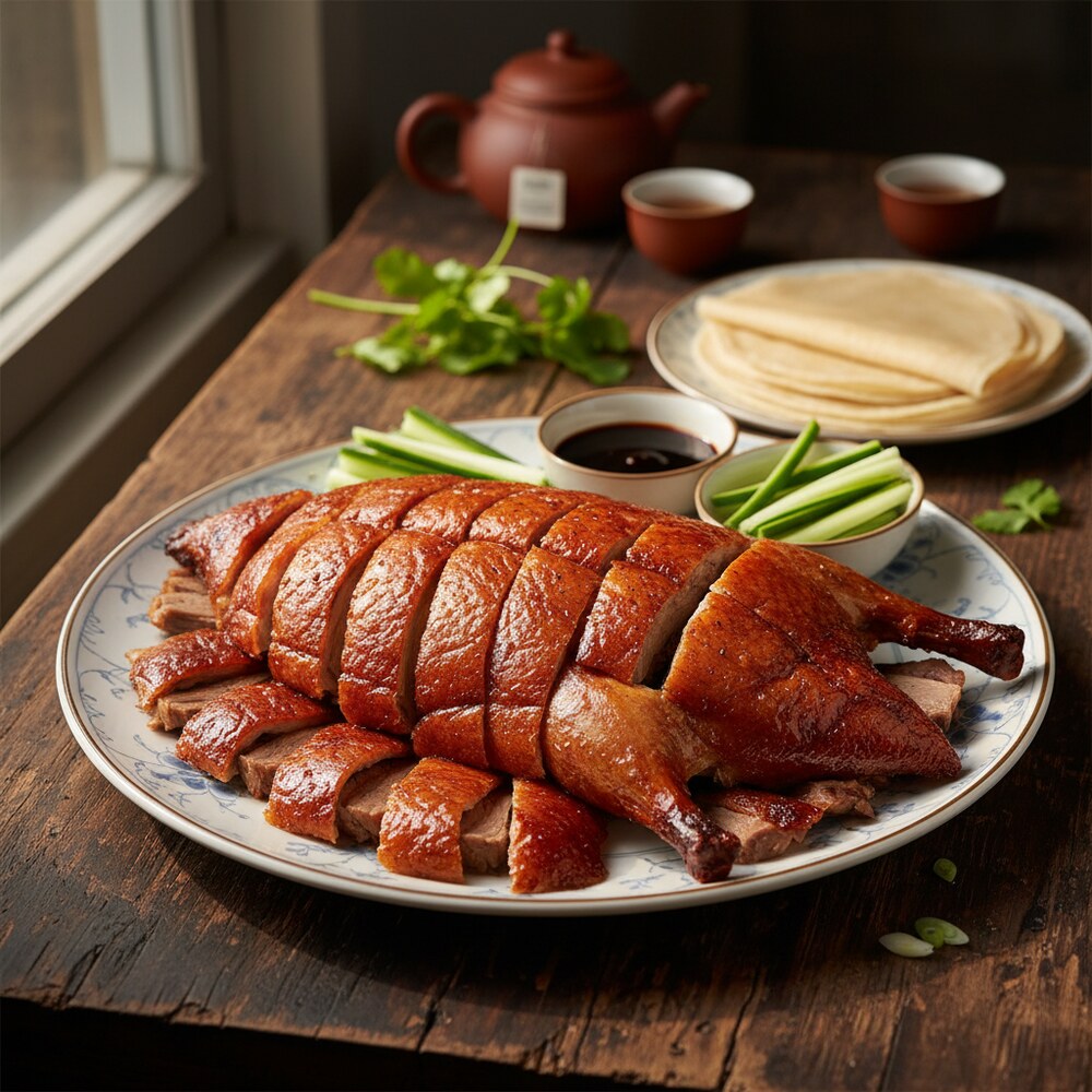 Canard laqué à la pékinoise