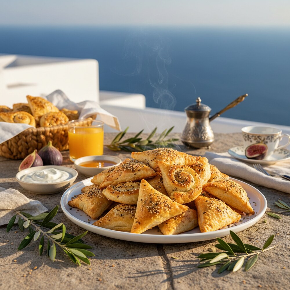Tiropitakia (Pequeños Pasteles de Queso)