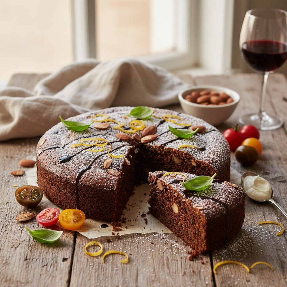 Gâteau Caprese