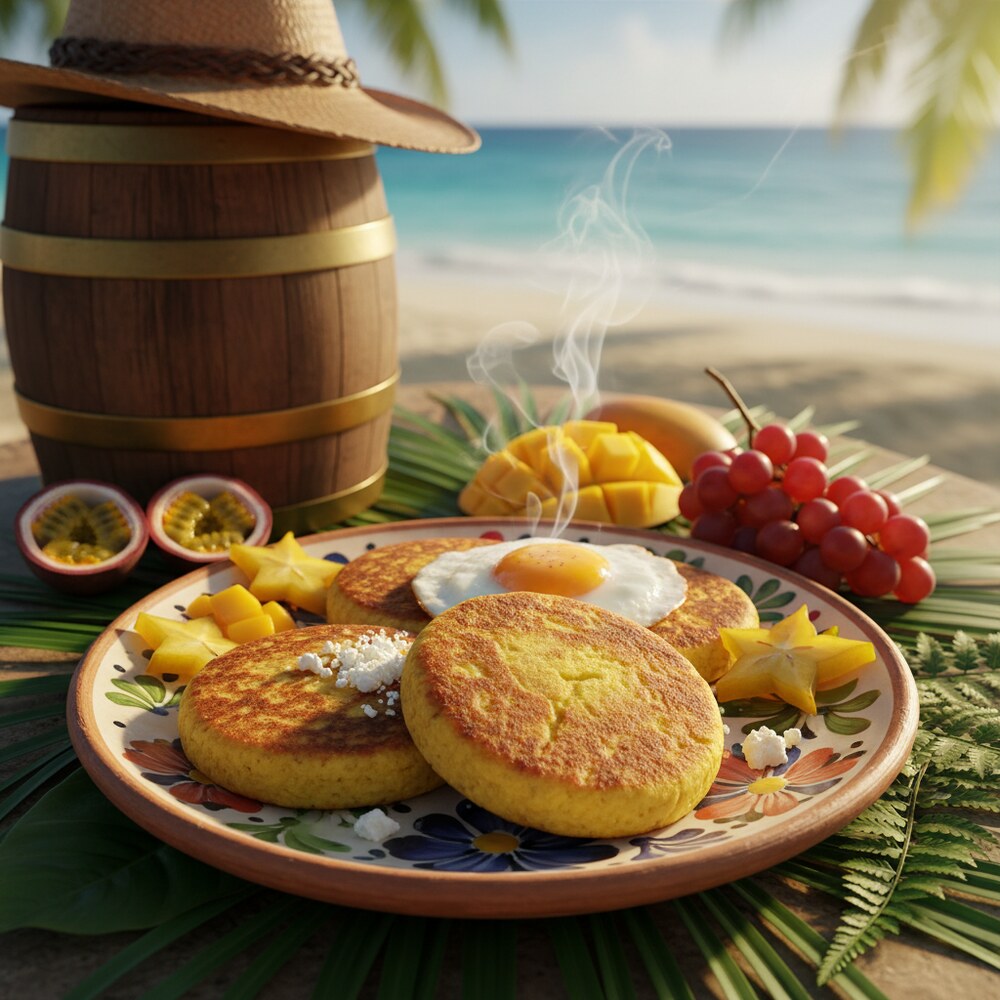 Dominikanische Arepas de Maíz