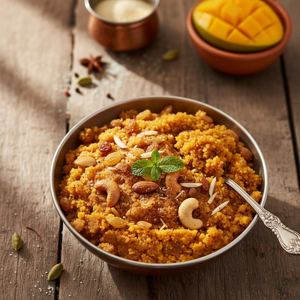 Halwa de Sooji Indio