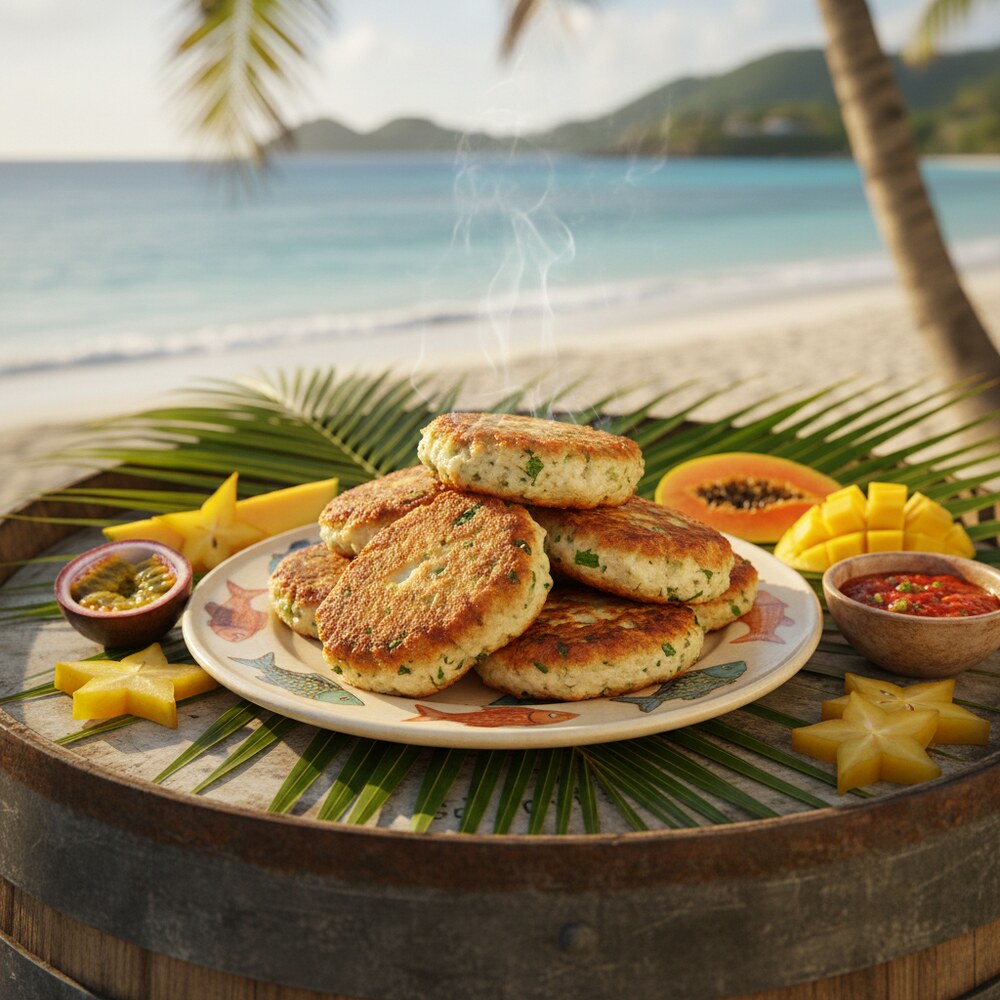 Tobagische Fischbrötchen (Fish Cakes)