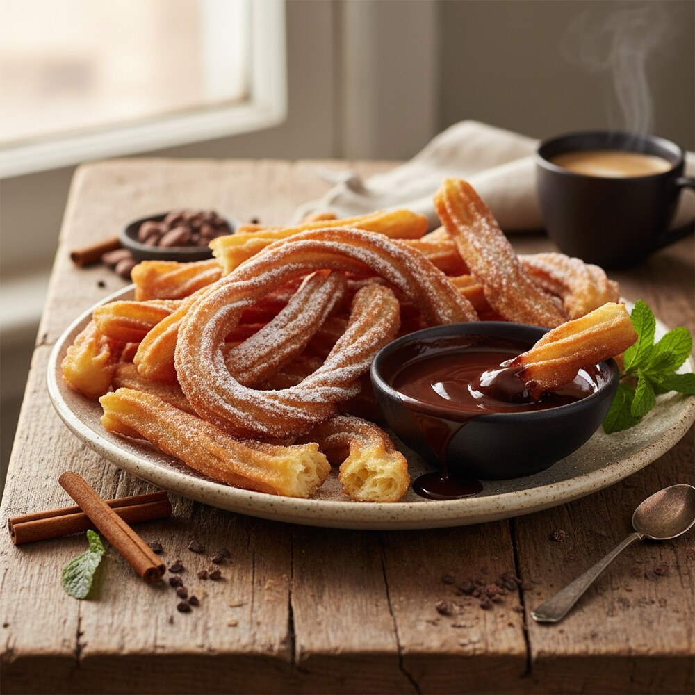 Churros con Chocolate
