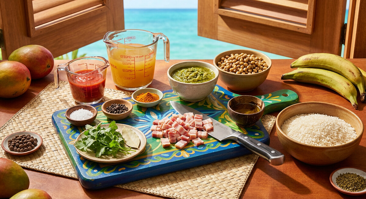 Mise en Place: Puerto Rican Arroz con Gandules