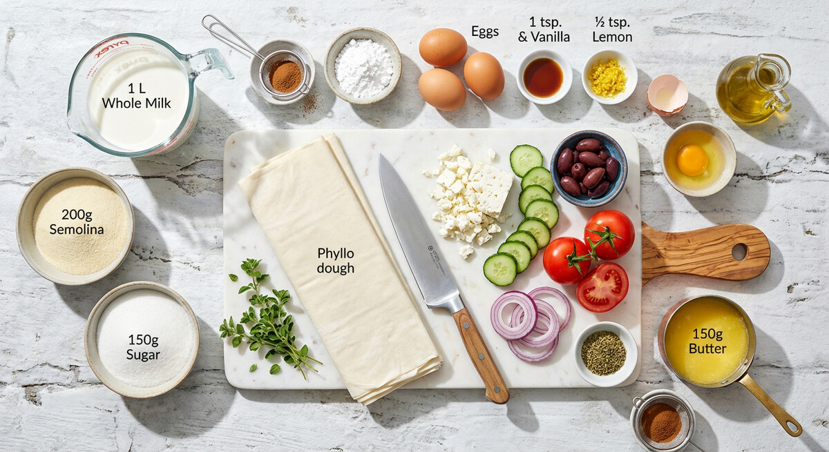 Mise en place: Bougatsa