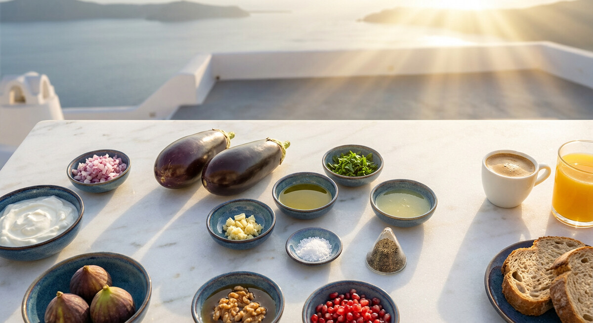 Mise en place: Melitzanosalata Cretense