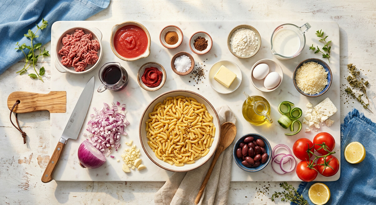 Hazırlık: Pastitsio