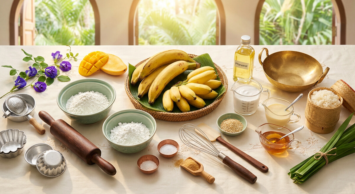 Mise en place: Bananes Frites