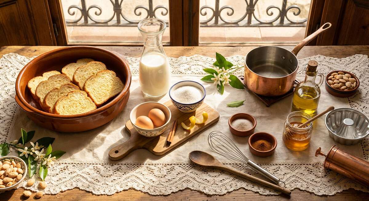 Mise en place: Torrijas (Tostadas Francesas Españolas)