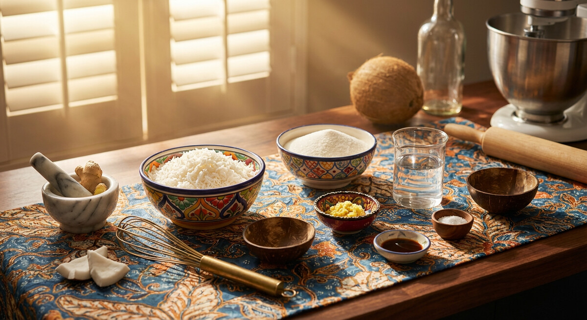 Mise en Place: Jamaikanischer Kokoskuchen