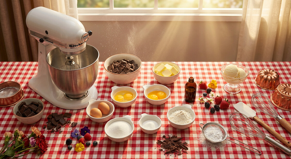 Mise en place: Moelleux au Chocolat Fondant
