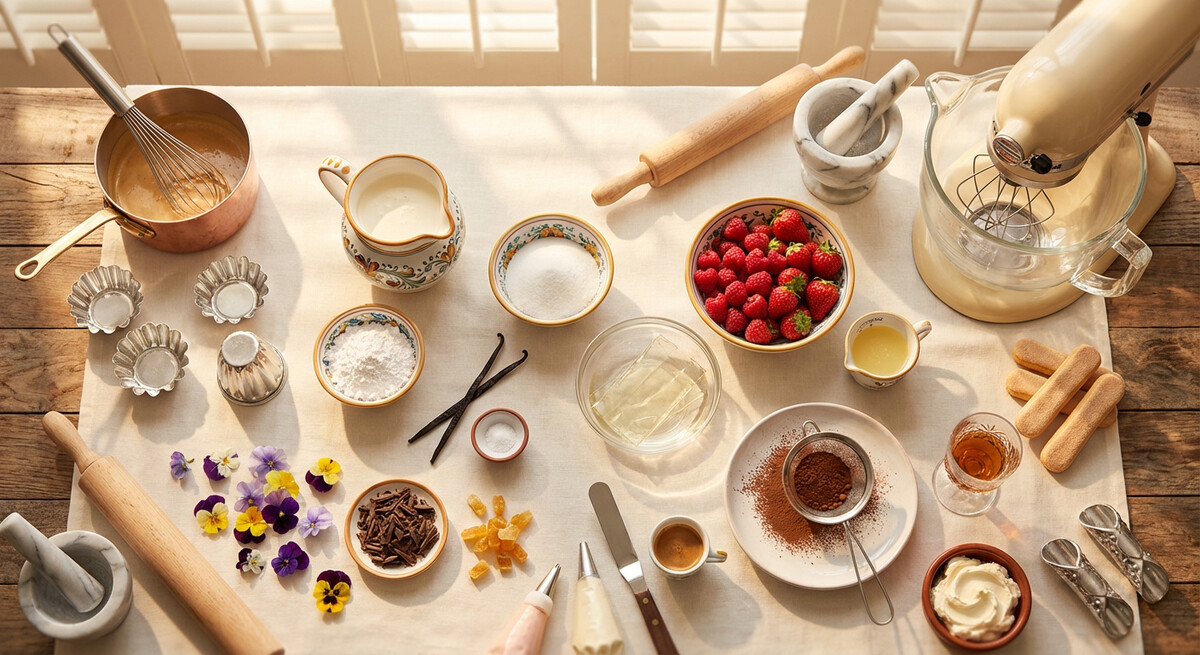Mise en place: Panna Cotta