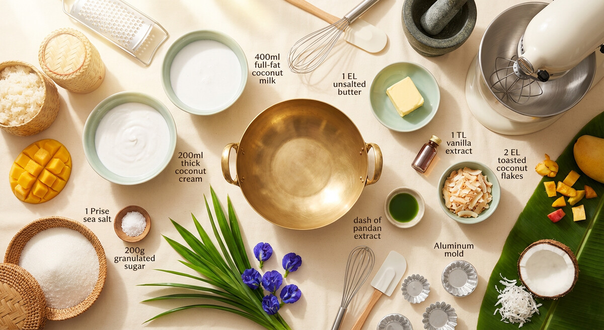 Mise en place: Caramel Thaï à la Noix de Coco